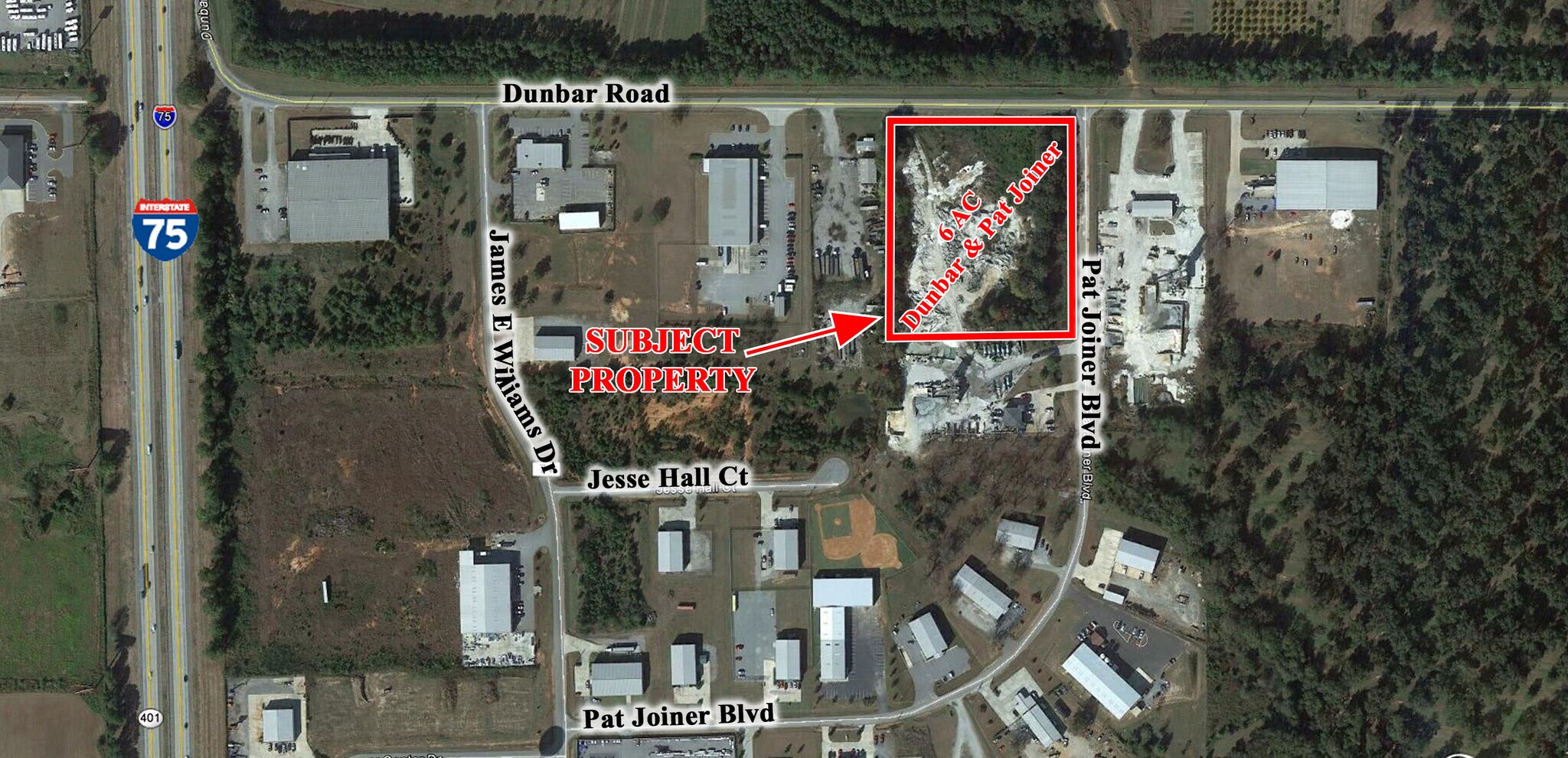 Dunbar Rd Pat Joyner Rd Byron, GA 31008 Land Property for Sale on