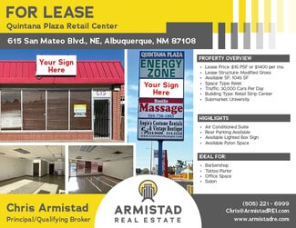 Albuquerque, NM Retail - 609-615 San Mateo Blvd NE