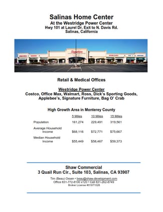 Salinas, CA Office/Medical, Office/Retail - 1463-1473 N Davis Rd