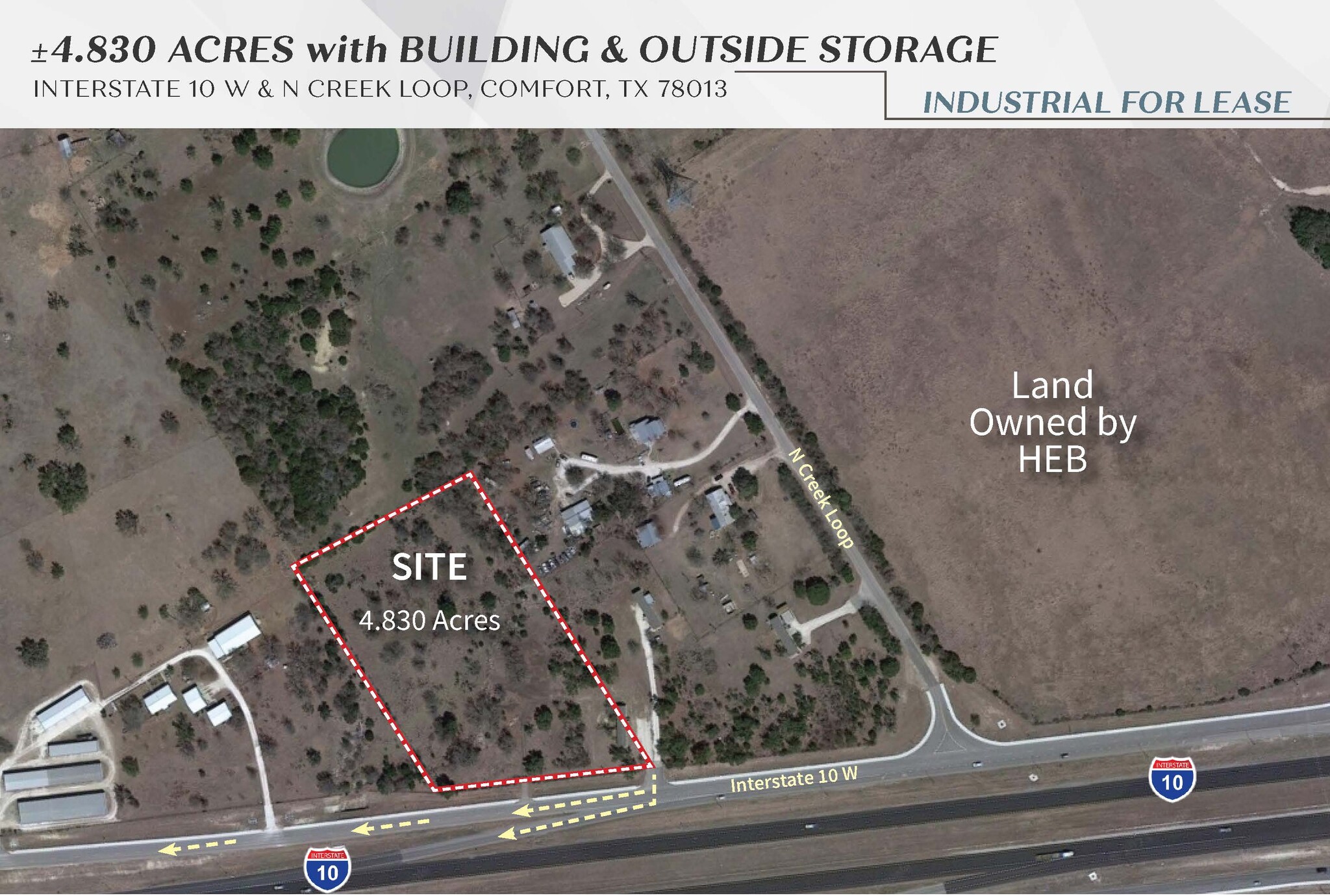 Interstate 10 W & N Creek Loop Loop, Comfort, TX for Rent