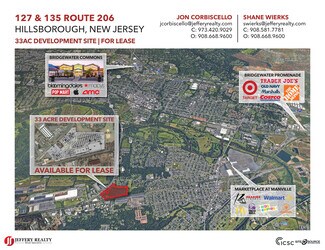 Hillsborough, NJ Commercial Land - 135 US Highway 206