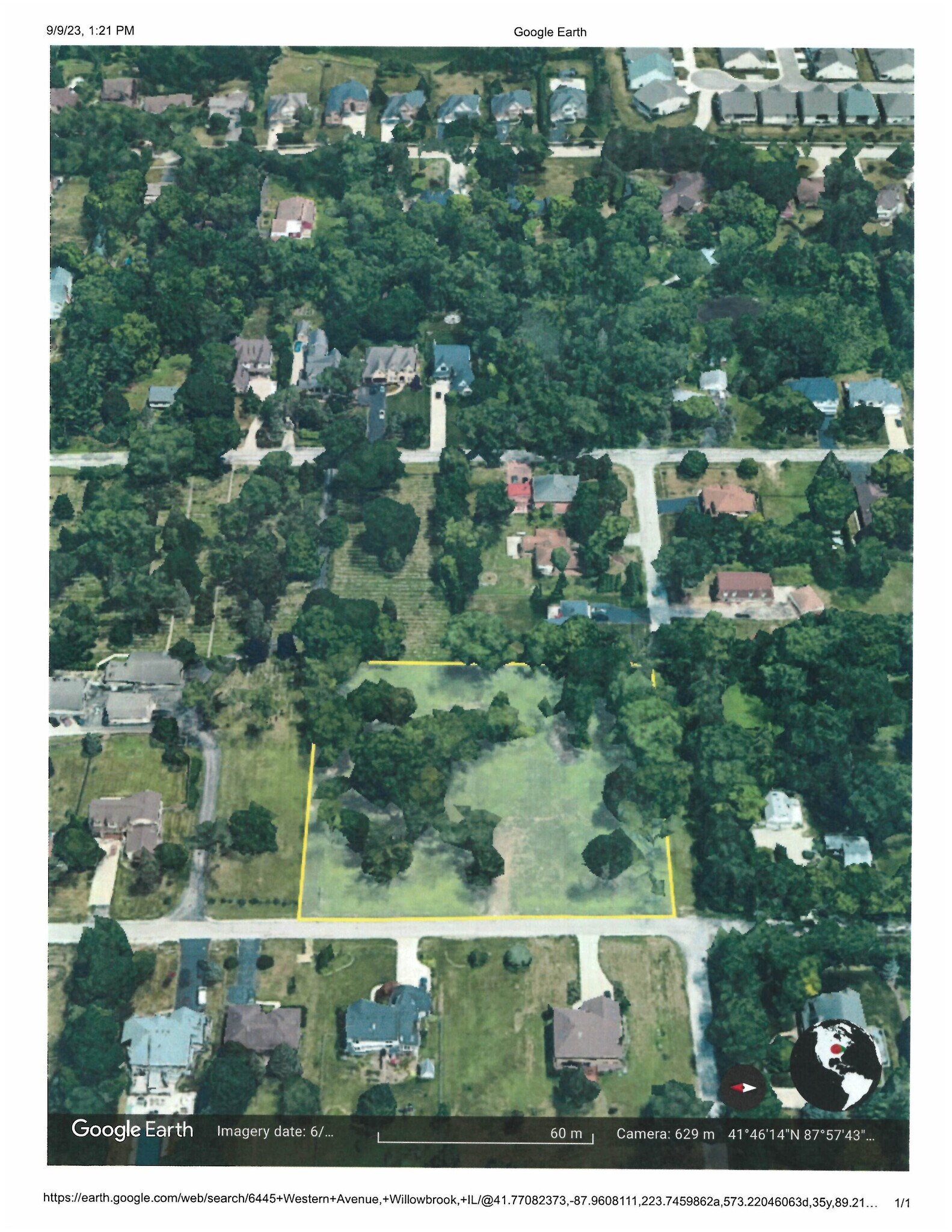 6445 Western Ave Willowbrook, IL 60527 Land Property for Sale on