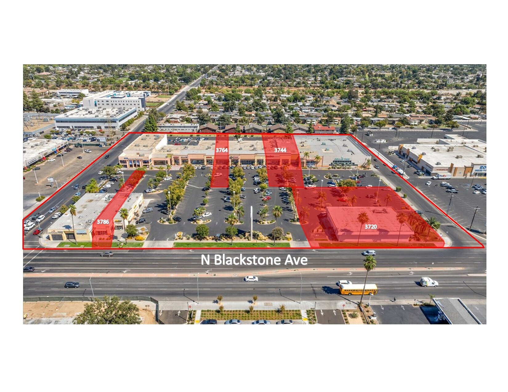 3730-3780 N Blackstone Ave, Fresno, CA for Rent
