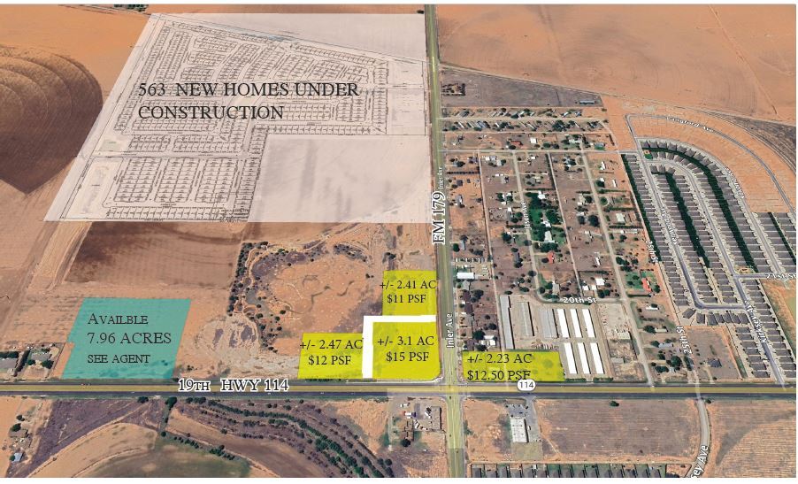 Sec Fm 179 & Hwy 114 (19th Street), Lubbock, TX for Sale