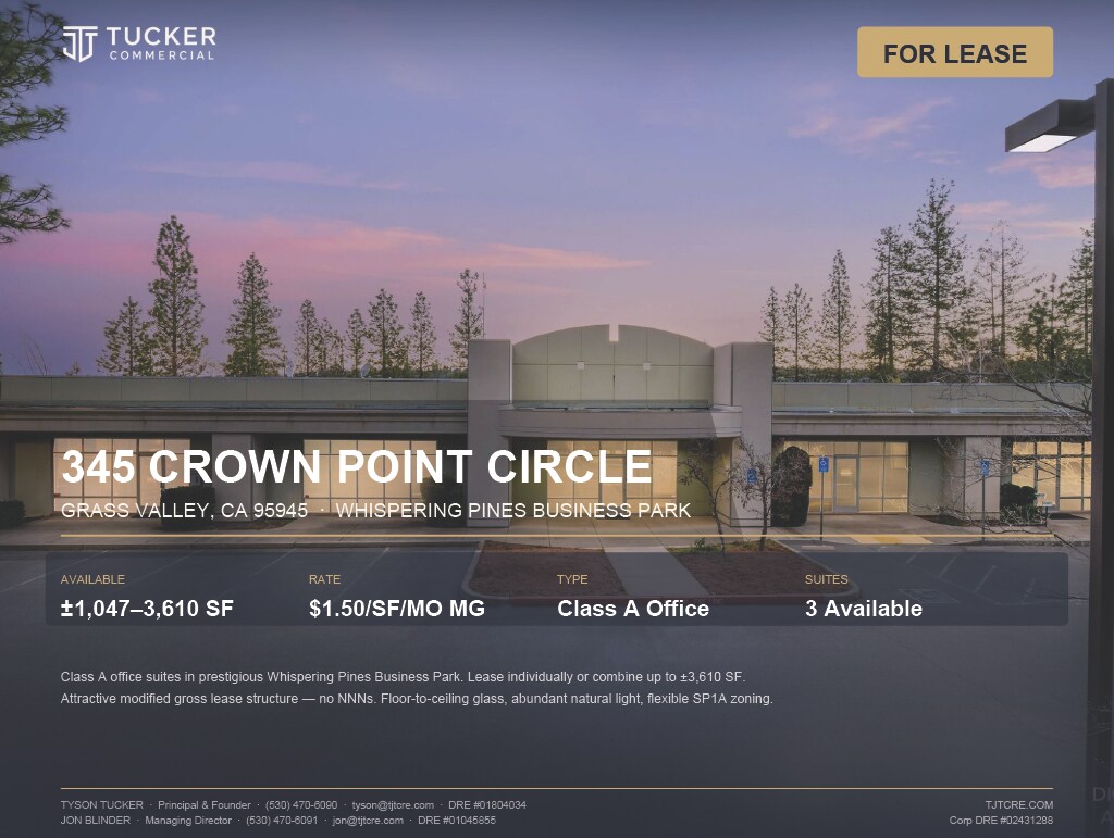 345 Crown Point Cir, Grass Valley, CA for Rent