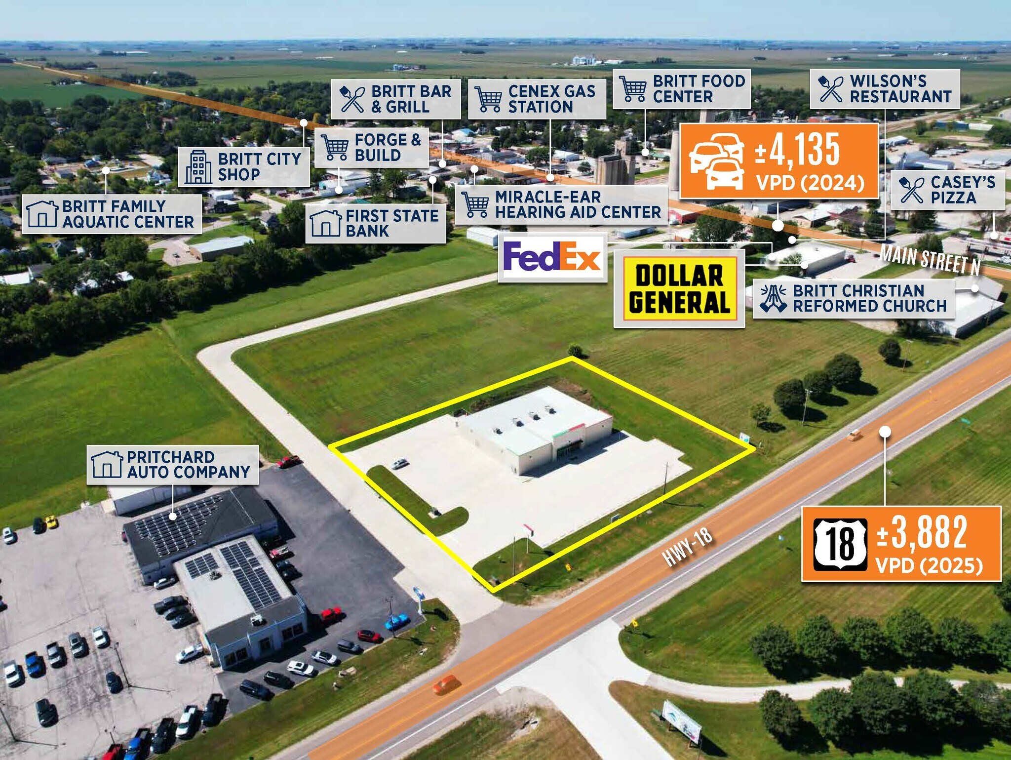970 Highway 18, Britt, IA for Sale