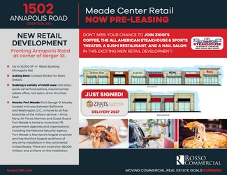 Odenton, MD Retail - Annapolis Rd @ Berger Rd