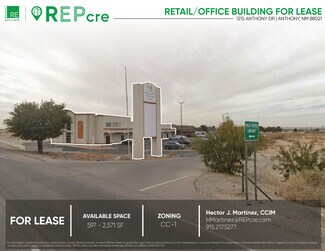 Anthony, NM Office - 1215 Anthony Dr
