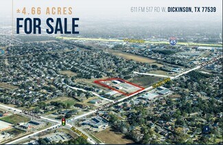 Dickinson, TX Commercial Land - 611 FM 517 Rd W Dickinson, TX Commercial Land - 611 FM 517 Rd W