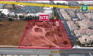 Moreno Valley, CA Commercial Land - 21665 Box Springs Rd