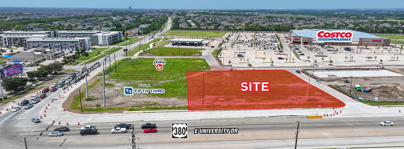 NEC US 380 & FM 1385, Aubrey, TX for Rent