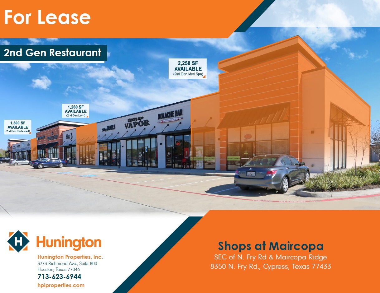 8350 Fry Rd, Cypress, TX for Rent