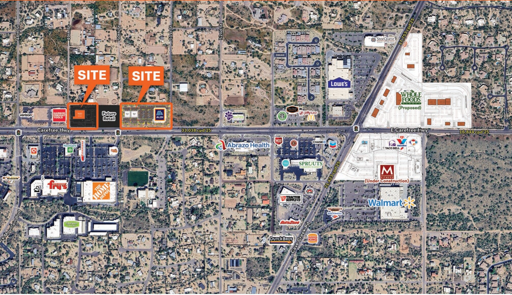 NEC 50th St & Carefree Hwy, Cave Creek, AZ for Rent