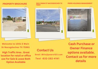 Nacogdoches, TX Storefront Retail/Office - 1001 E Main St
