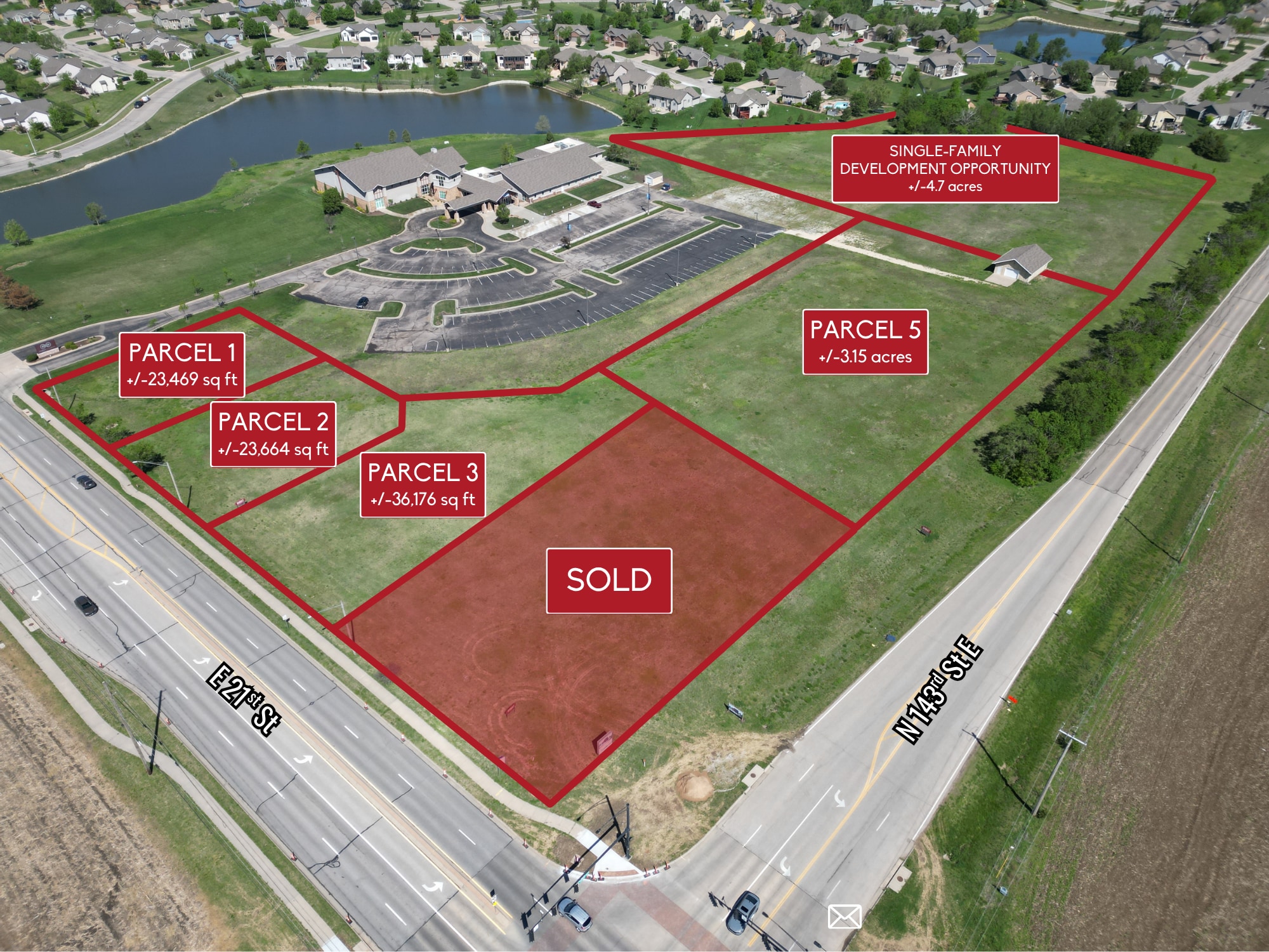 143rd St & 21st St, Wichita, KS for Sale