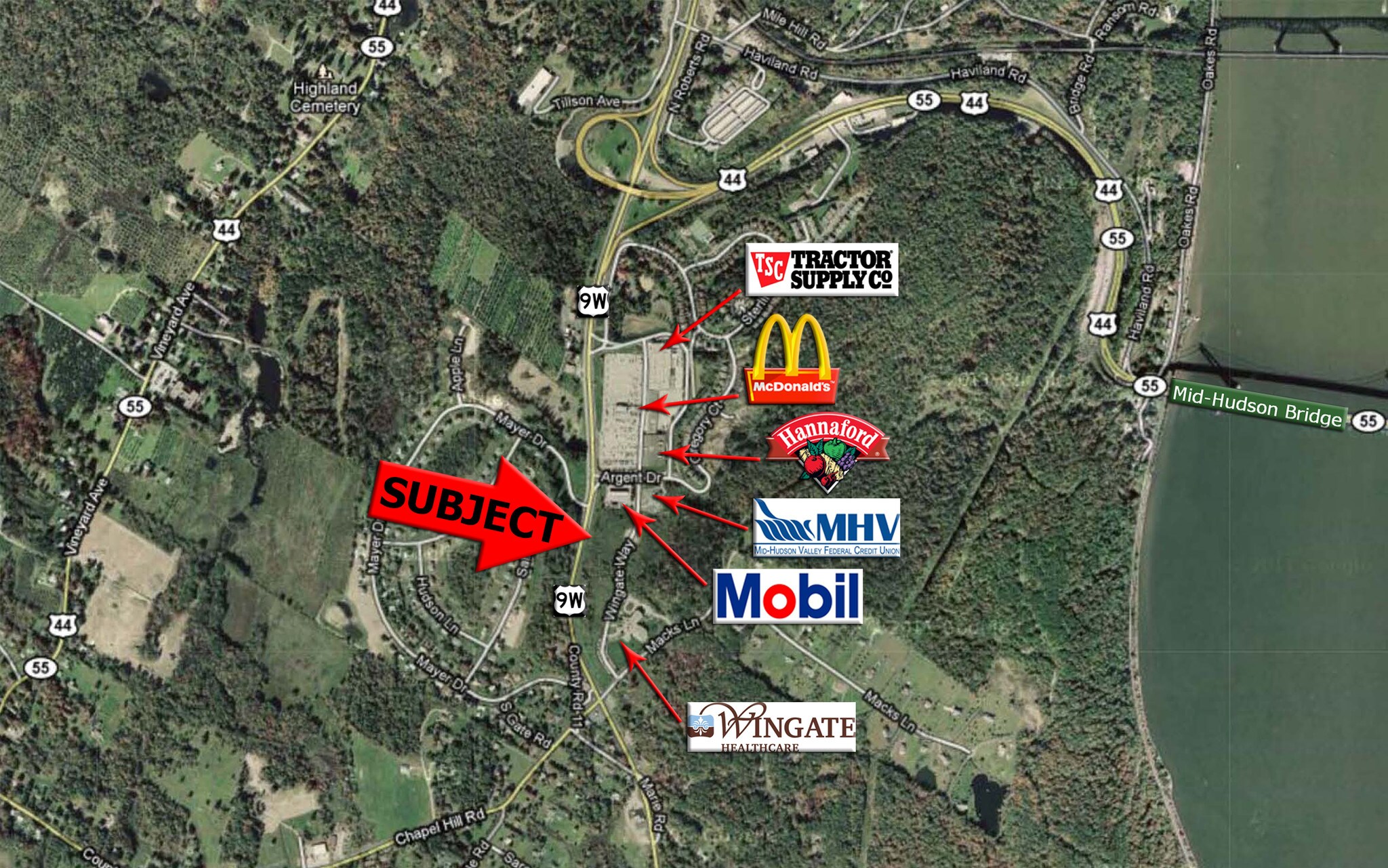 Route 9 W @ North Rd., Highland, NY for Sale