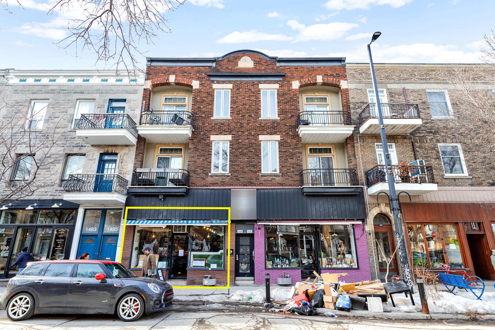 1487-1493 Av Laurier E, Montréal, QC for Rent