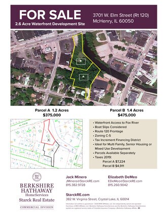Mchenry, IL Commercial Land - 3701 W Elm St Mchenry, IL Commercial Land - 3701 W Elm St
