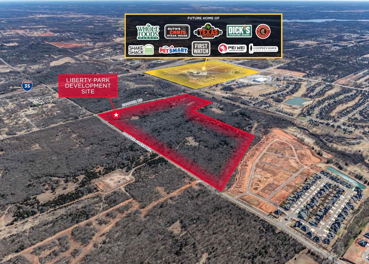 E Coffee Creek Rd & N Sooner Rd Hwy, Edmond, OK for Sale