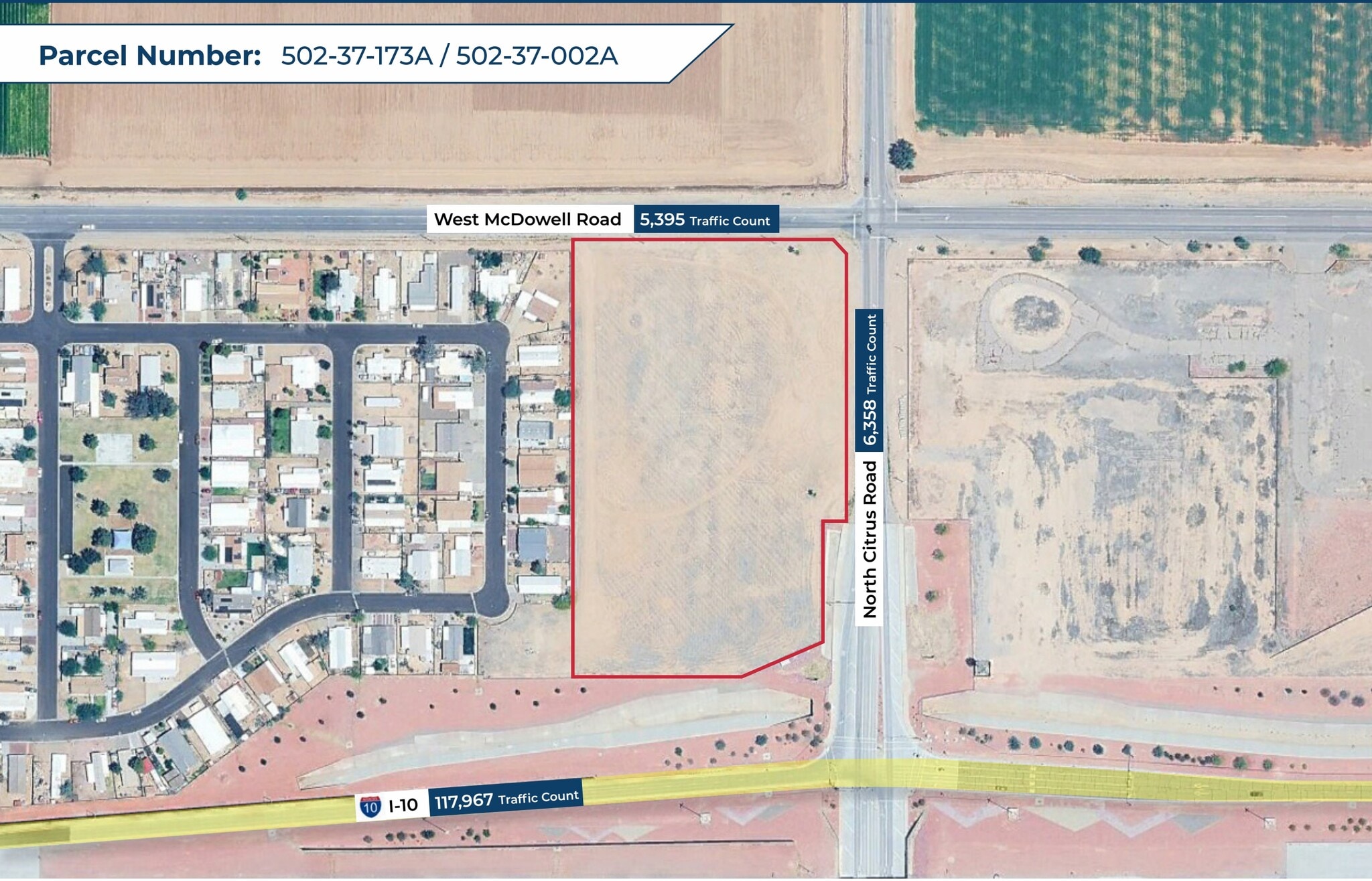 SWC McDowell Rd & Citrus Rd, Goodyear, AZ for Sale