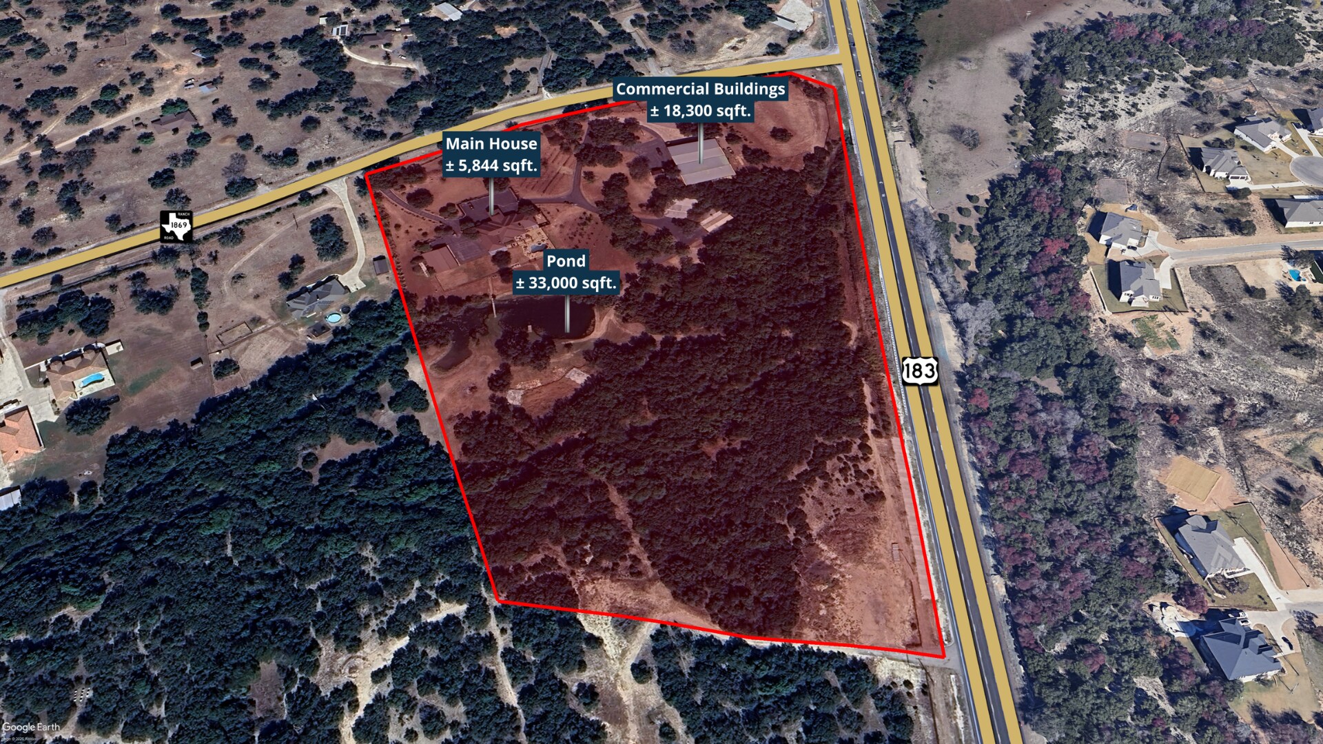 Hwy 183 & RM 1869, Liberty Hill, TX for Sale