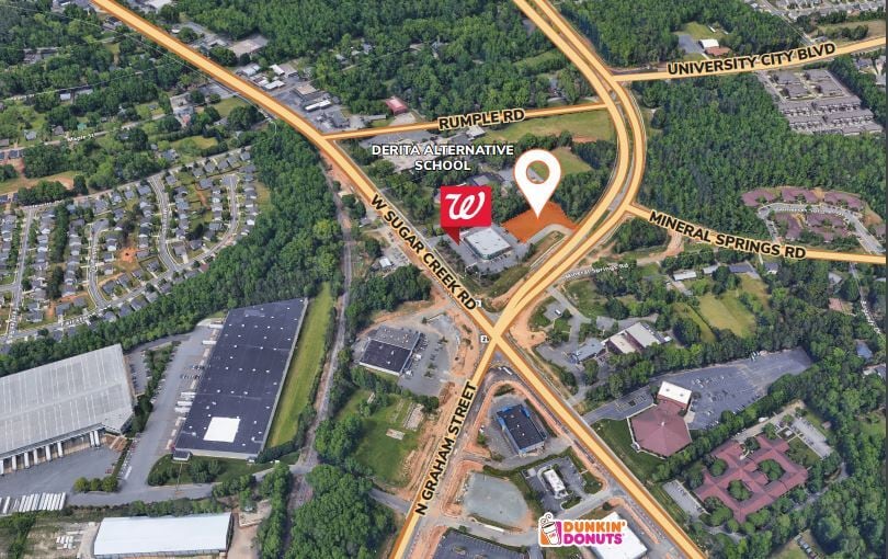 N Graham St & West Sugar Creek Rd, Charlotte, NC for Rent