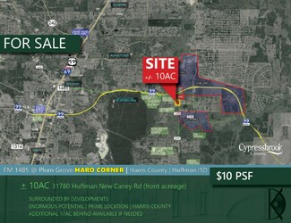 New Caney, TX Commercial Land - 31780 Huffman New Caney Rd