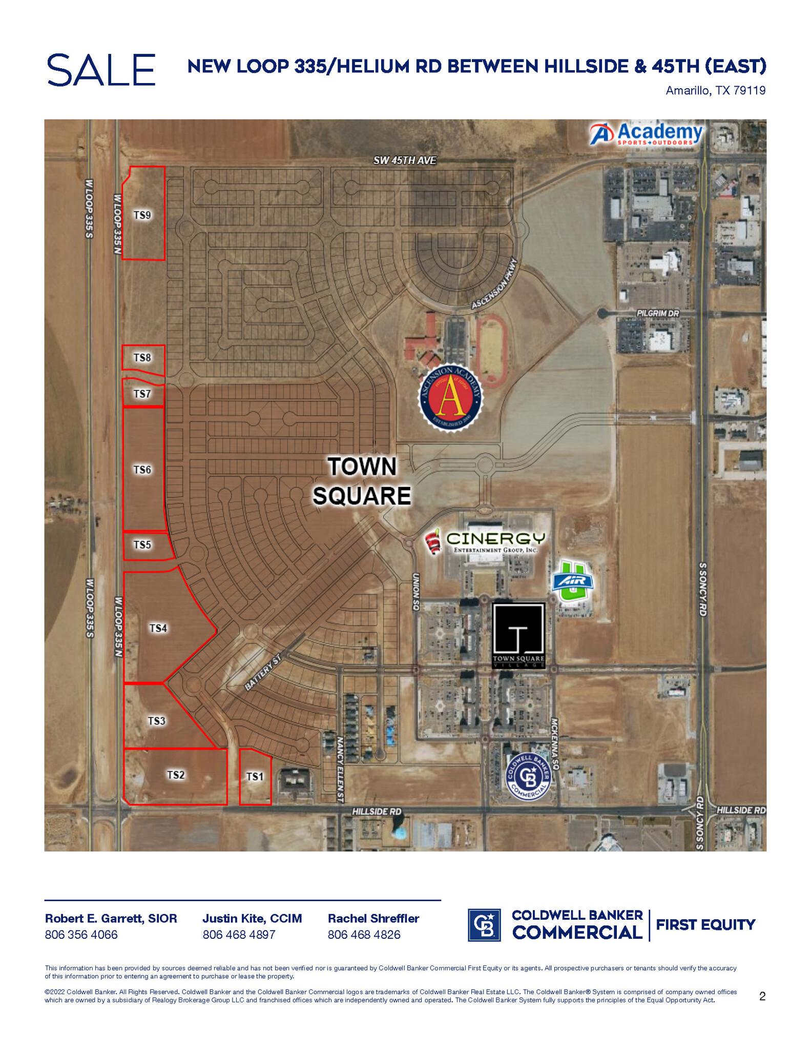 New Loop 335/Helium between Hillside & 45th (East), Amarillo, TX for Sale