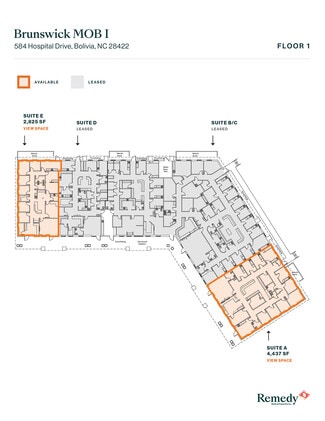 Bolivia, NC Office, Office/Medical - 584 Hospital Dr NE