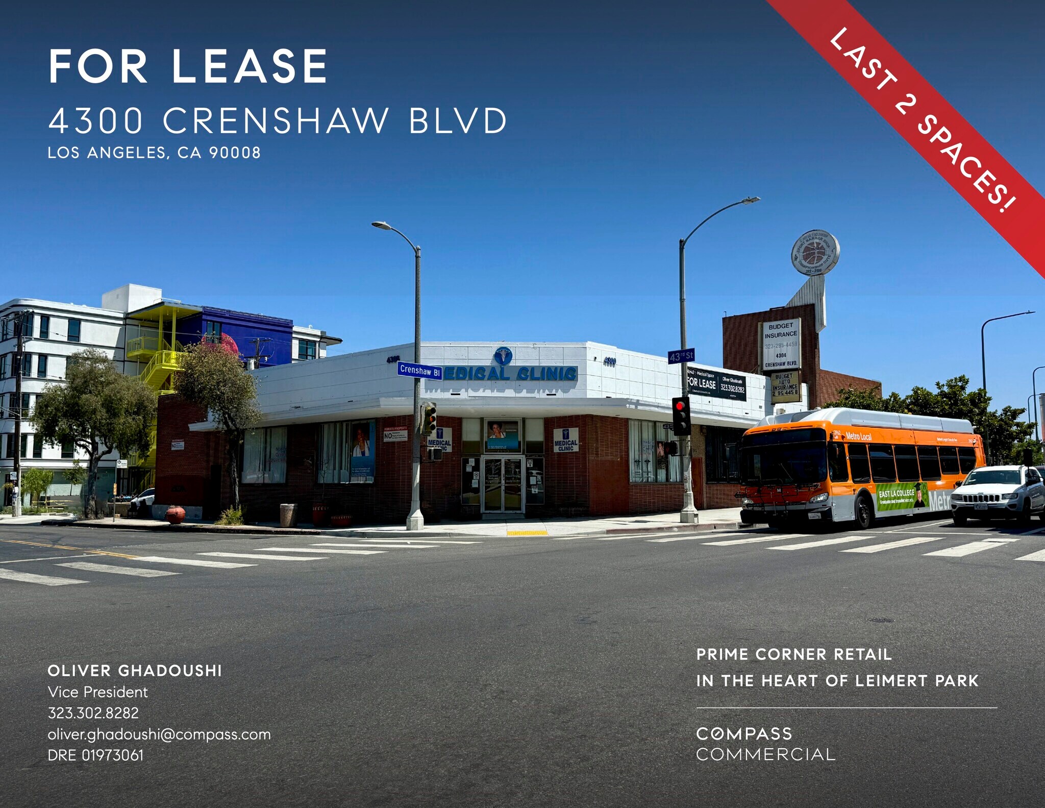 4300 Crenshaw Blvd, Los Angeles, CA for Rent