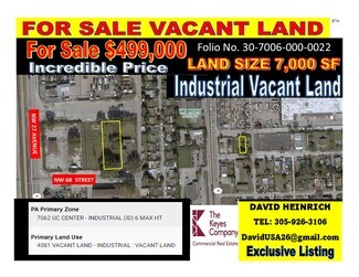 Miami, FL Commercial Land - 2622 NW 68th St