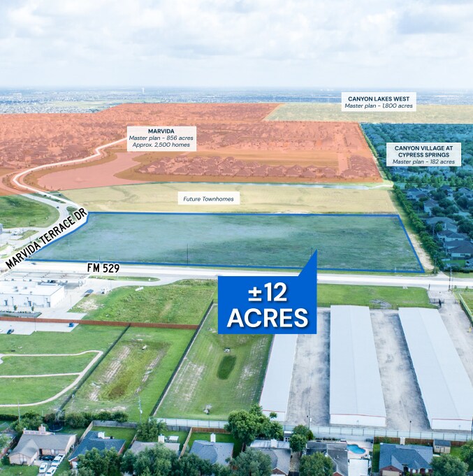 NEC Marvida Terrace & FM 529 dr, Cypress, TX for Sale