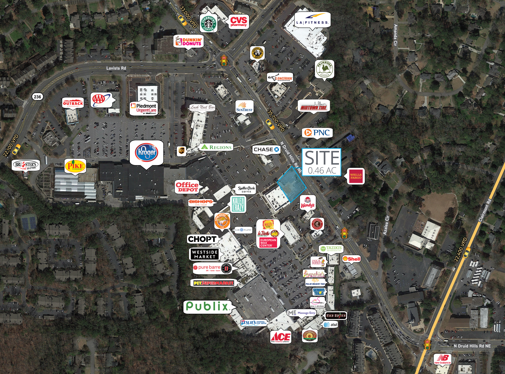 2941 N Druid Hills Rd, Atlanta, GA for Rent