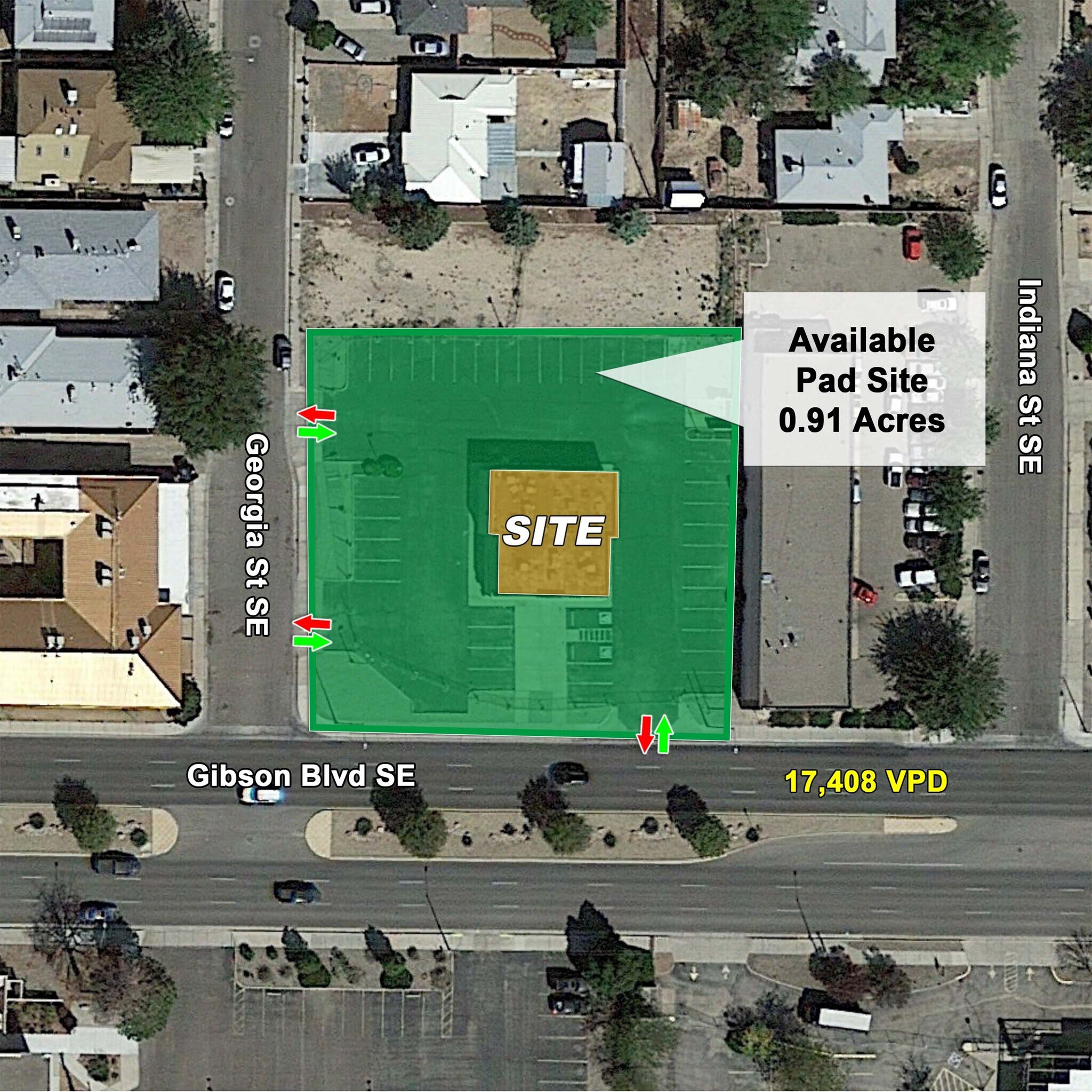 6301 Gibson Blvd SE Albuquerque, NM 87108 Land Property for Sale on