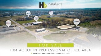 Jonesboro, AR Commercial Land - 3408 Gateway Cv Jonesboro, AR Commercial Land - 3408 Gateway Cv