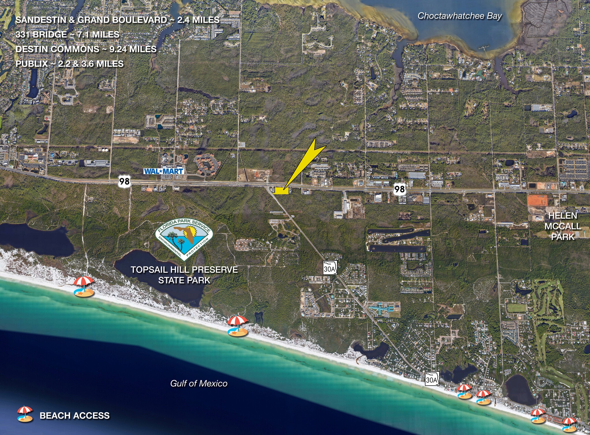 ±3.73 Acres U.S. 98, Santa Rosa Beach, FL for Sale