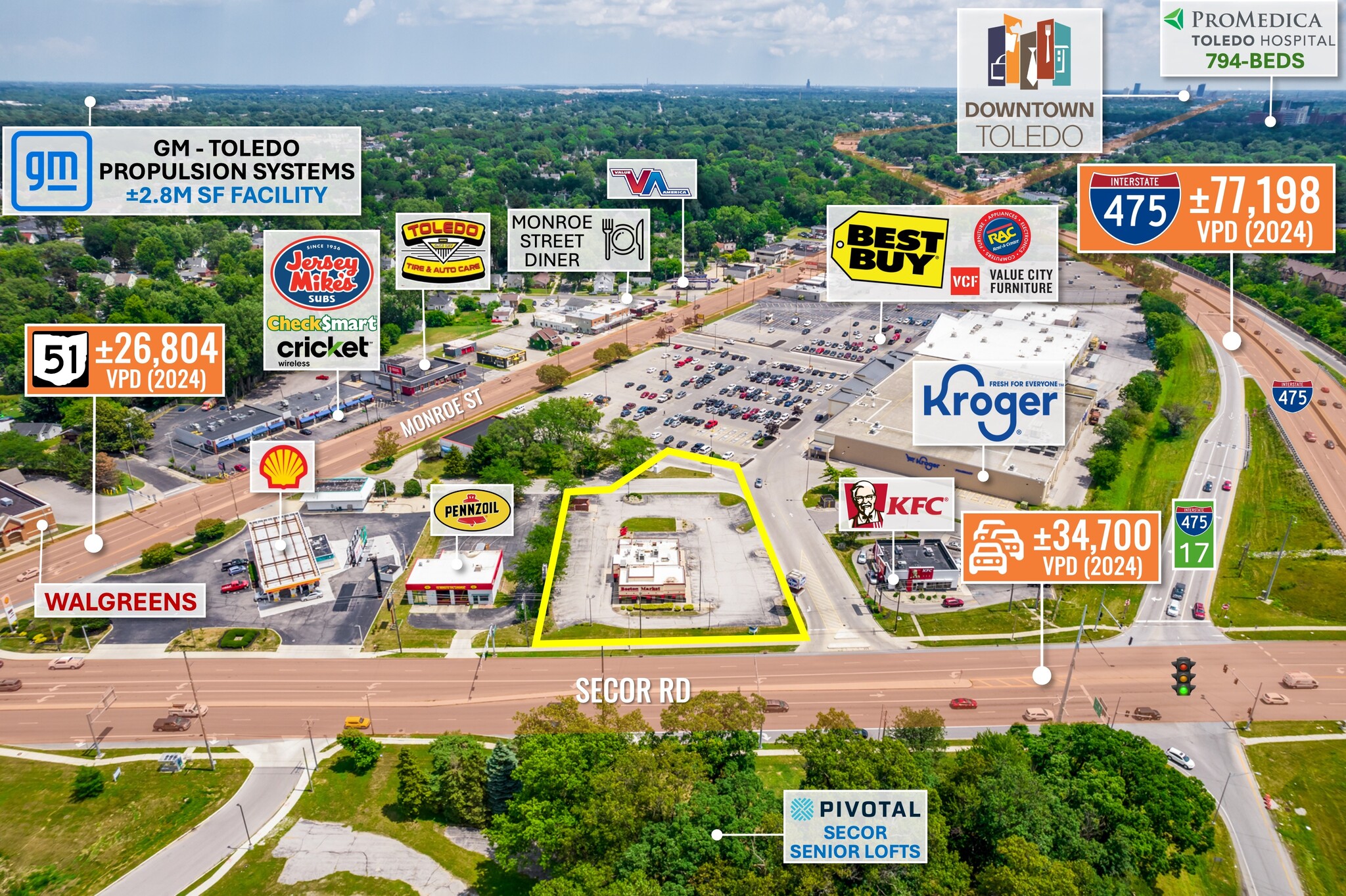 3808 Secor Rd, Toledo, OH for Sale