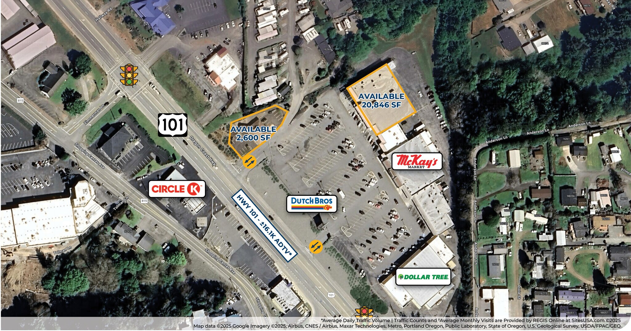 16161-16261 Highway 101 S, Brookings, OR for Rent