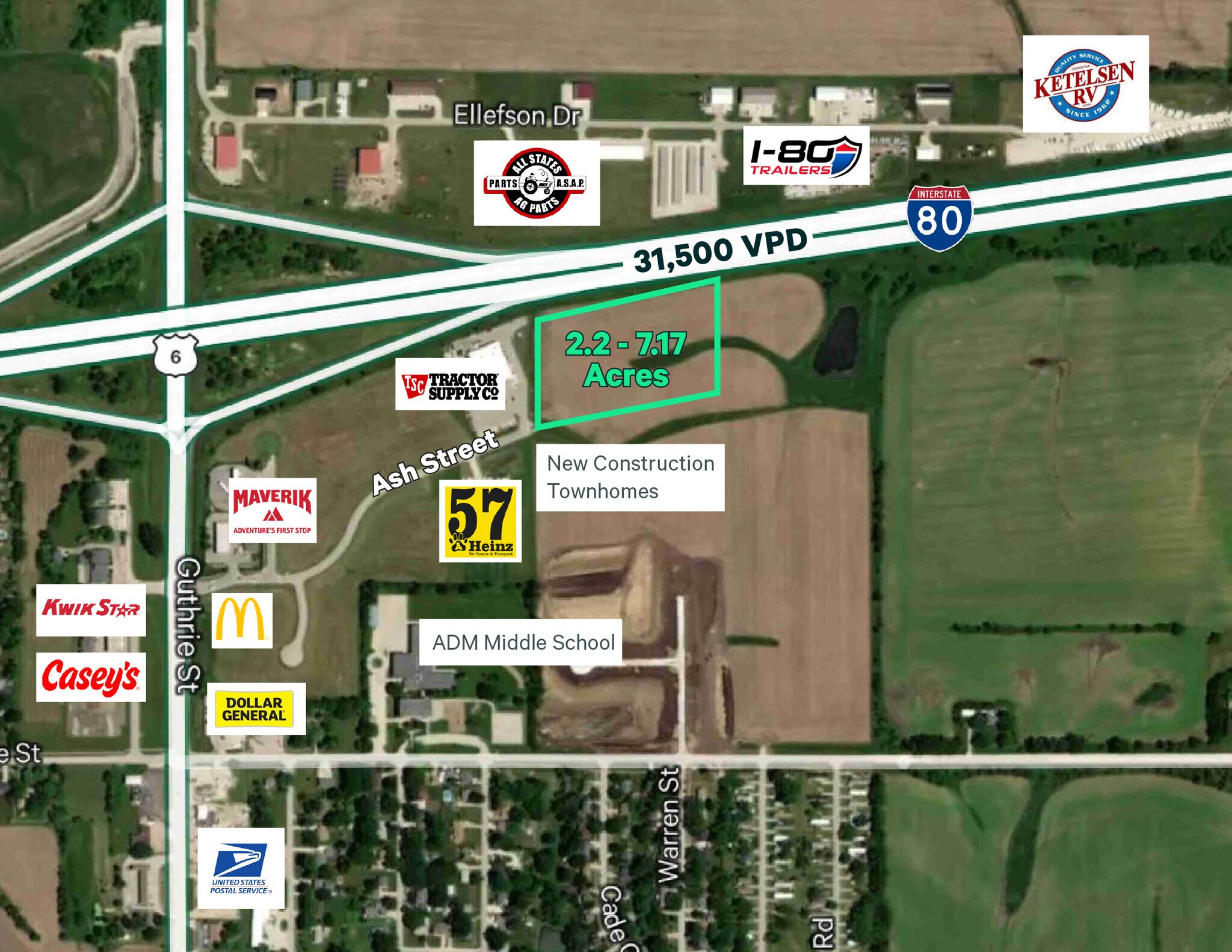 4001 Ash St, De Soto, IA for Sale