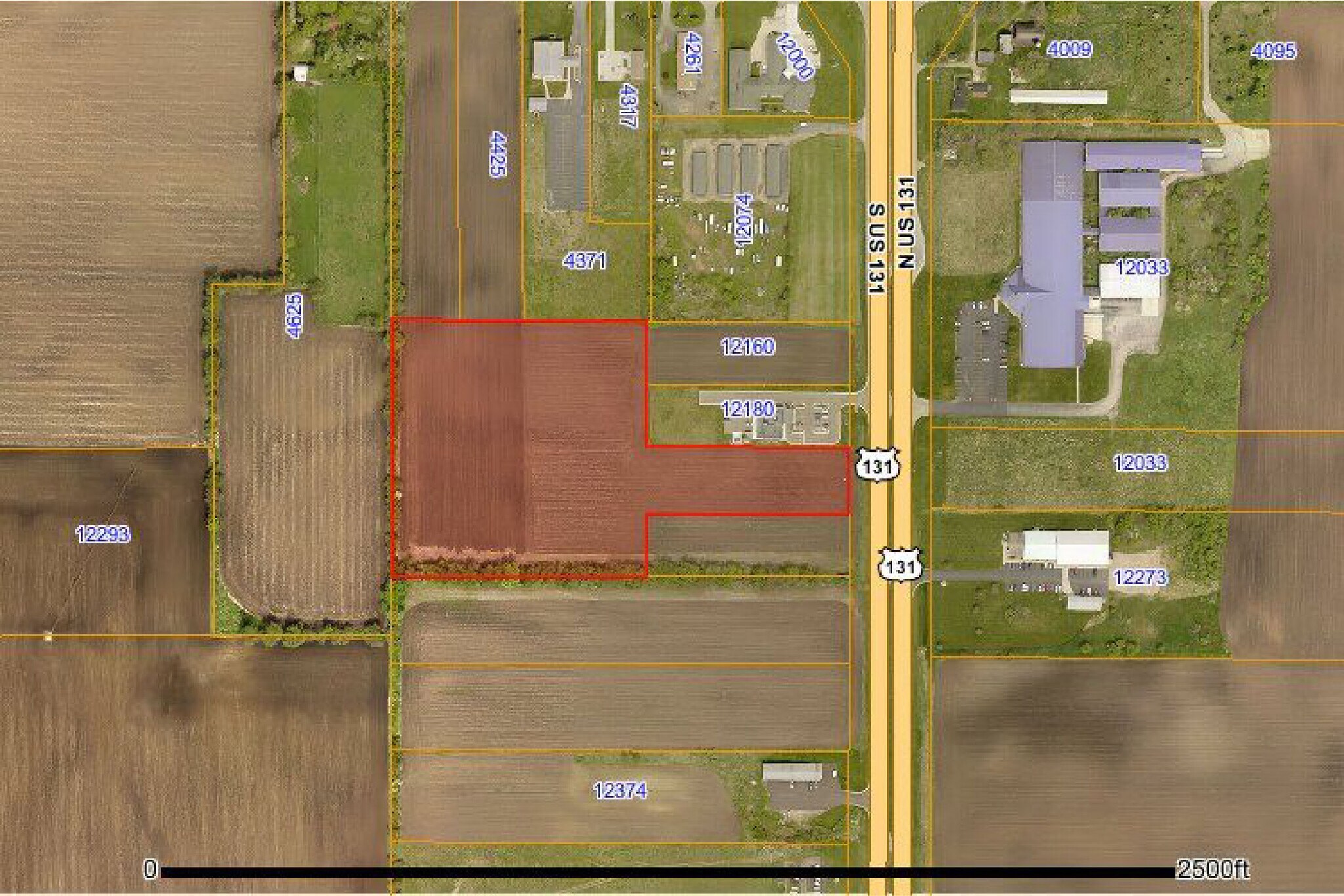 1 S US 131 Vacant Land Schoolcraft, MI 49087 Land Property for Lease