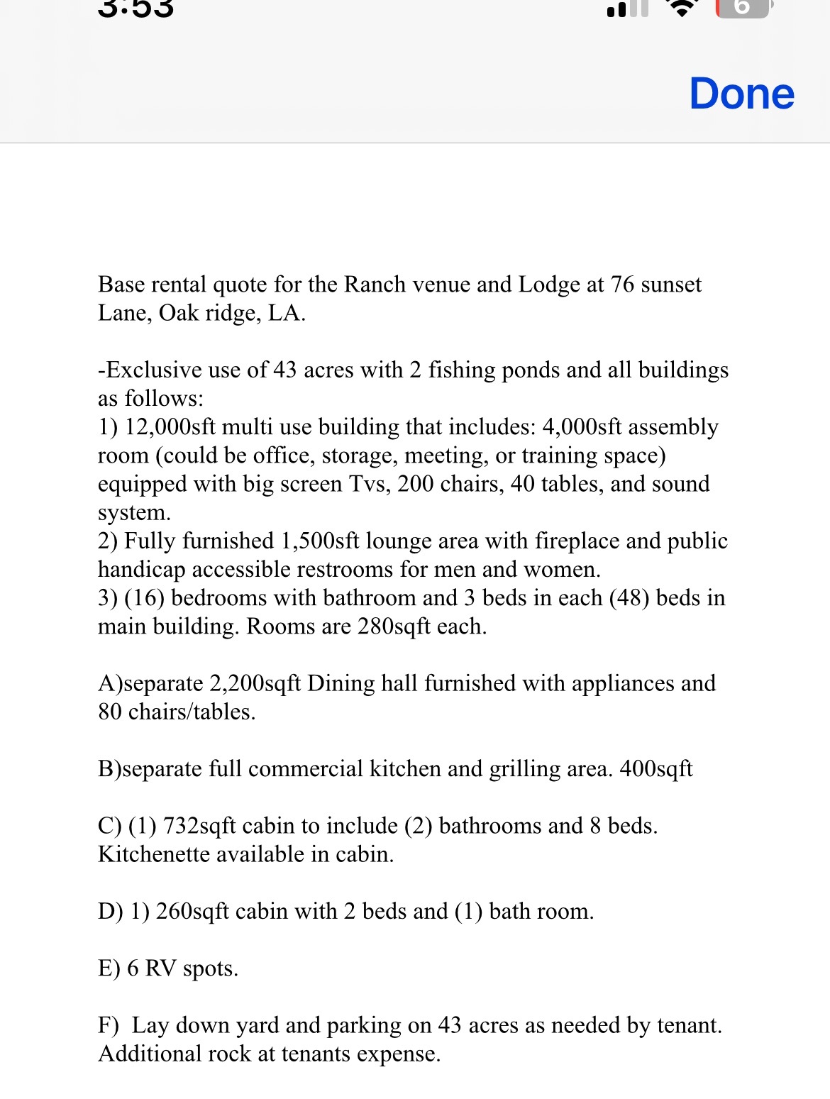 76 Sunset Ln, Oak Ridge, LA for Rent