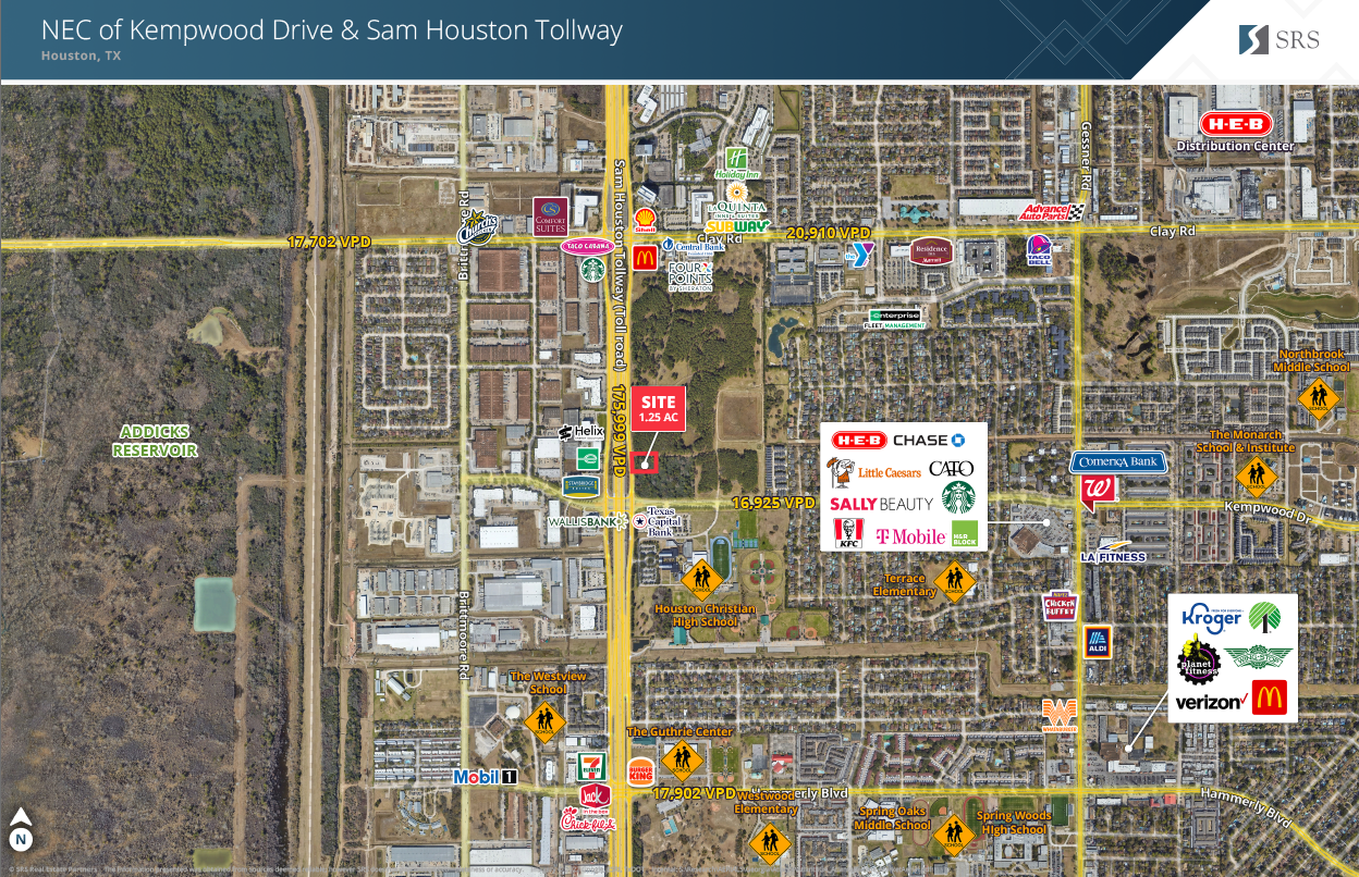 West Sam Houston Parkway North at Kempwood Drive, Houston, TX for Sale