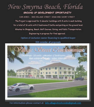 New Smyrna Beach, FL Residential Land - 3001 Village St New Smyrna Beach, FL Residential Land - 3001 Village St