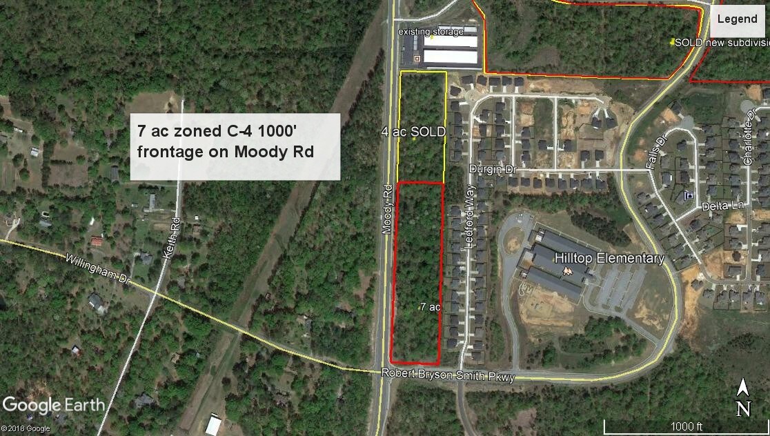 Moody Rd & Robert Bryson Pky, Warner Robins, GA for Sale