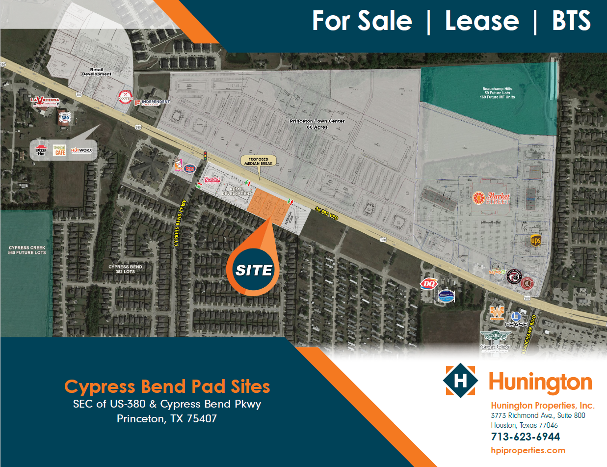 SEC of US-380 & Cypress Bend Pkwy, Princeton, TX for Rent