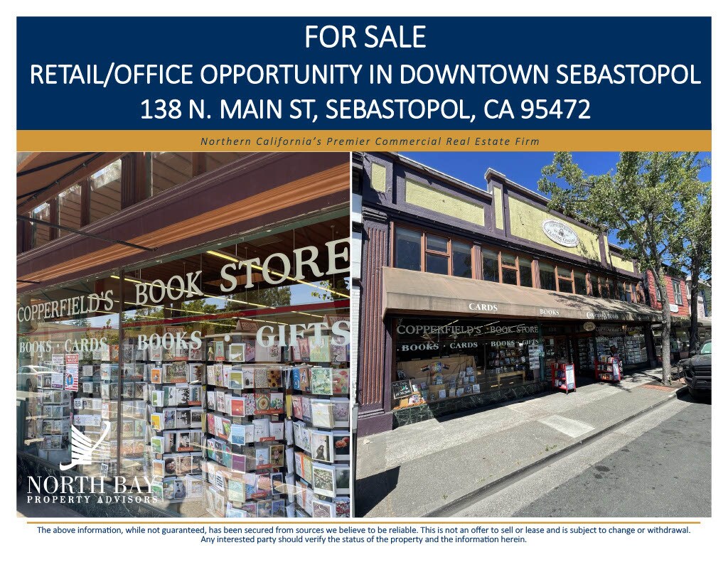 138 N Main St, Sebastopol, CA for Sale