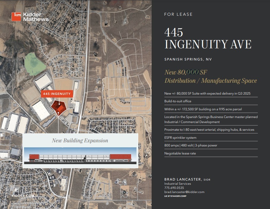 445 Ingenuity Ave, Sparks, NV for Rent