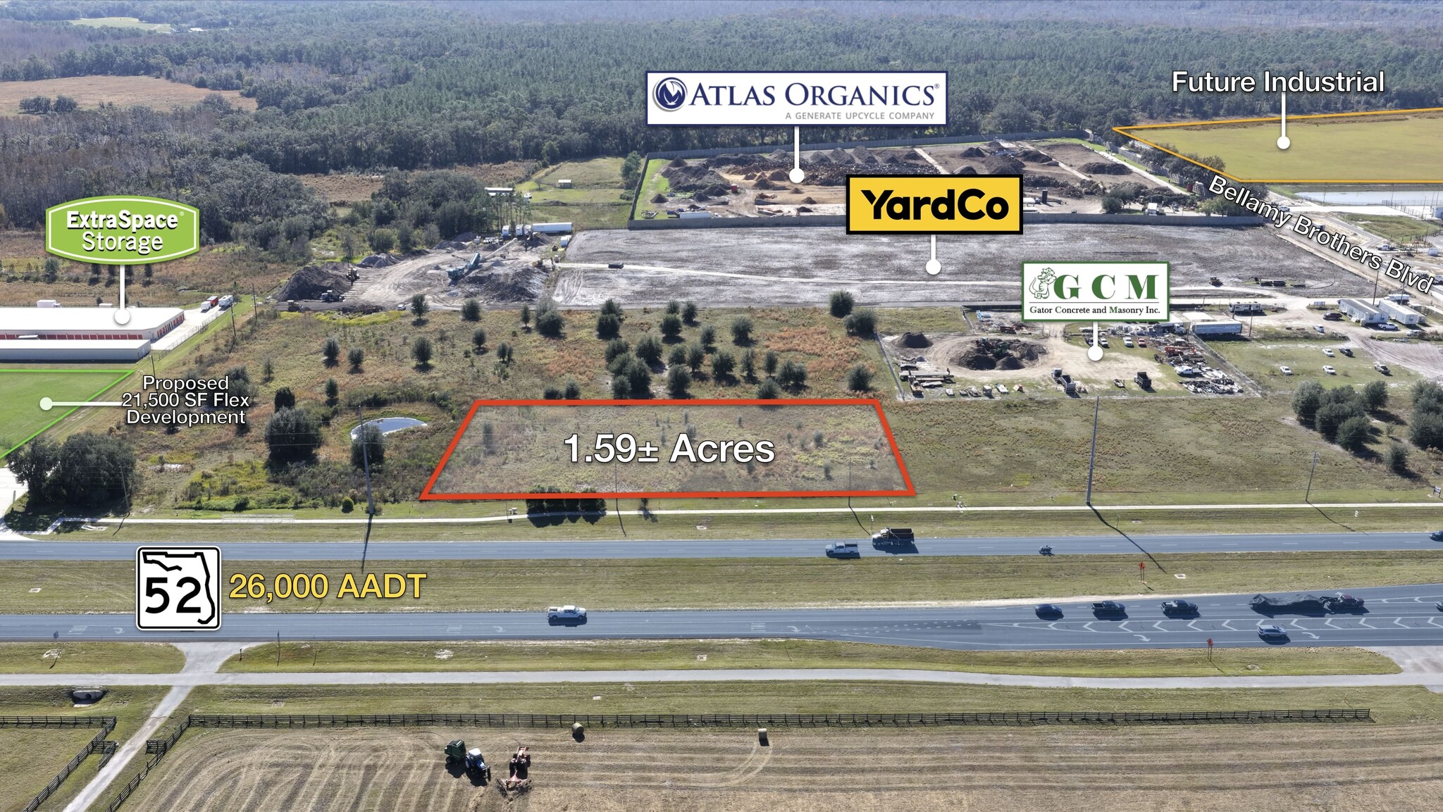 SR 52 & Bellamy Brothers Rd., San Antonio, FL for Sale