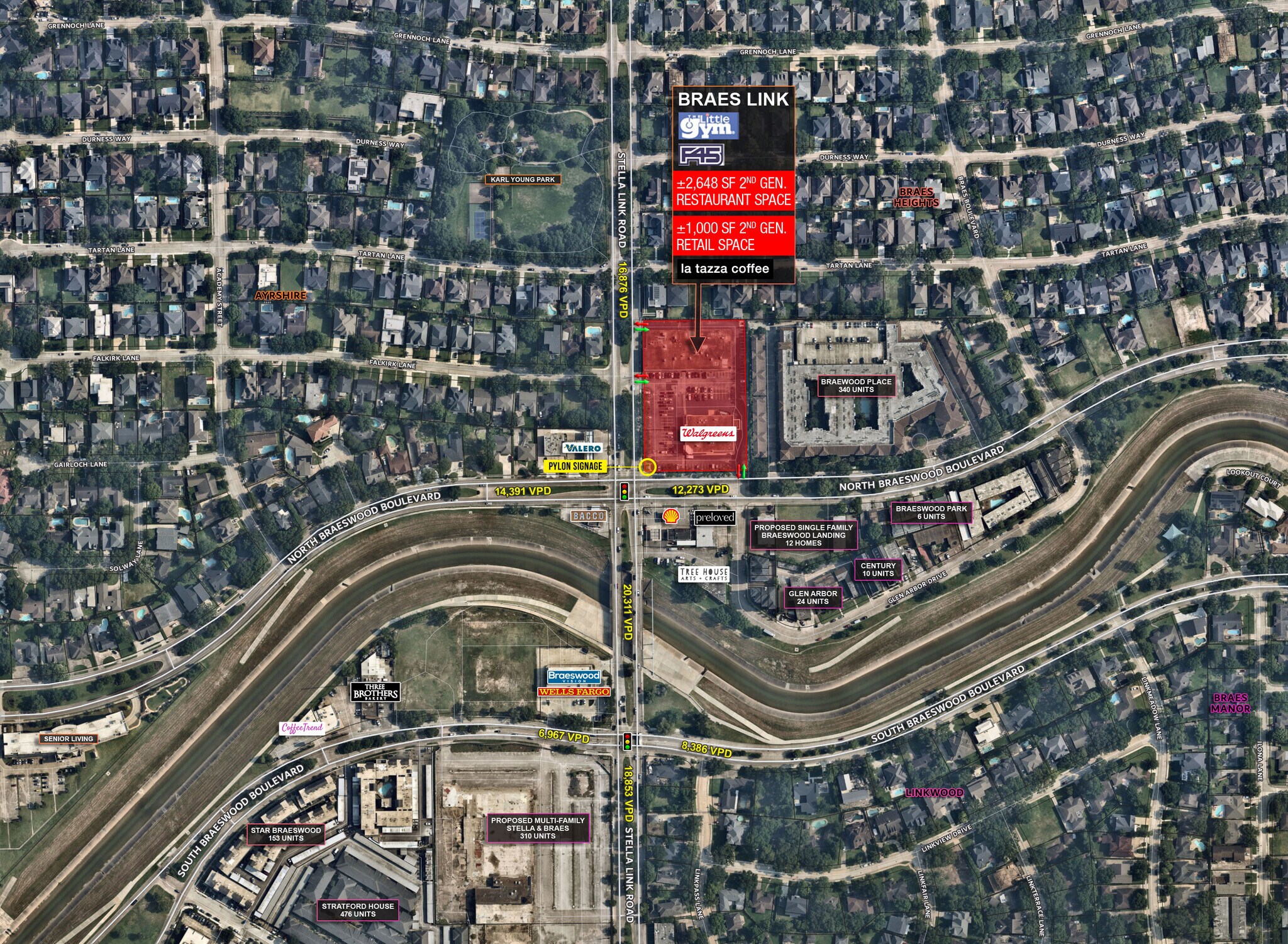 8415-8431 Stella Link Rd, Houston, TX for Rent