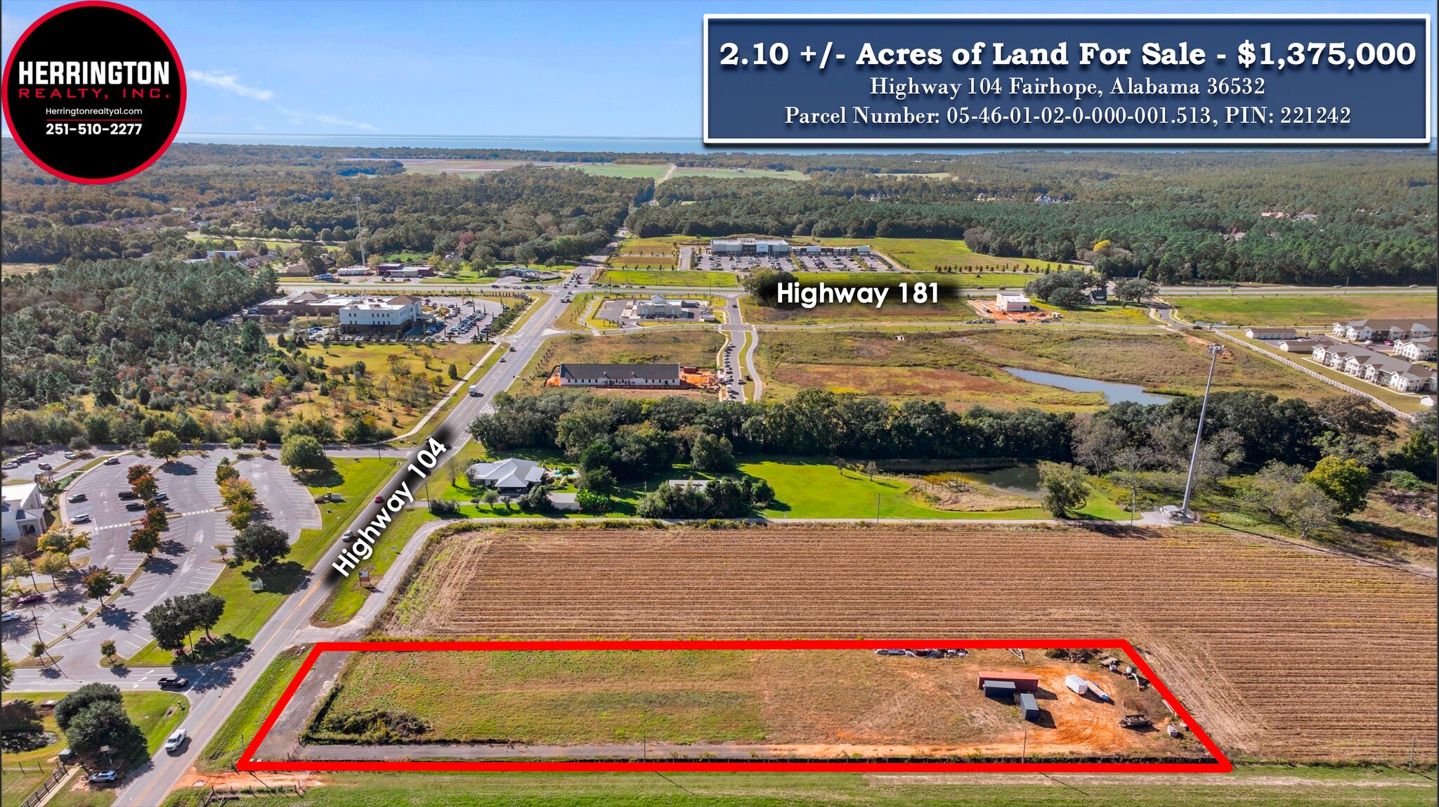 Highway 104 @ Highway 181, Fairhope, AL for Sale